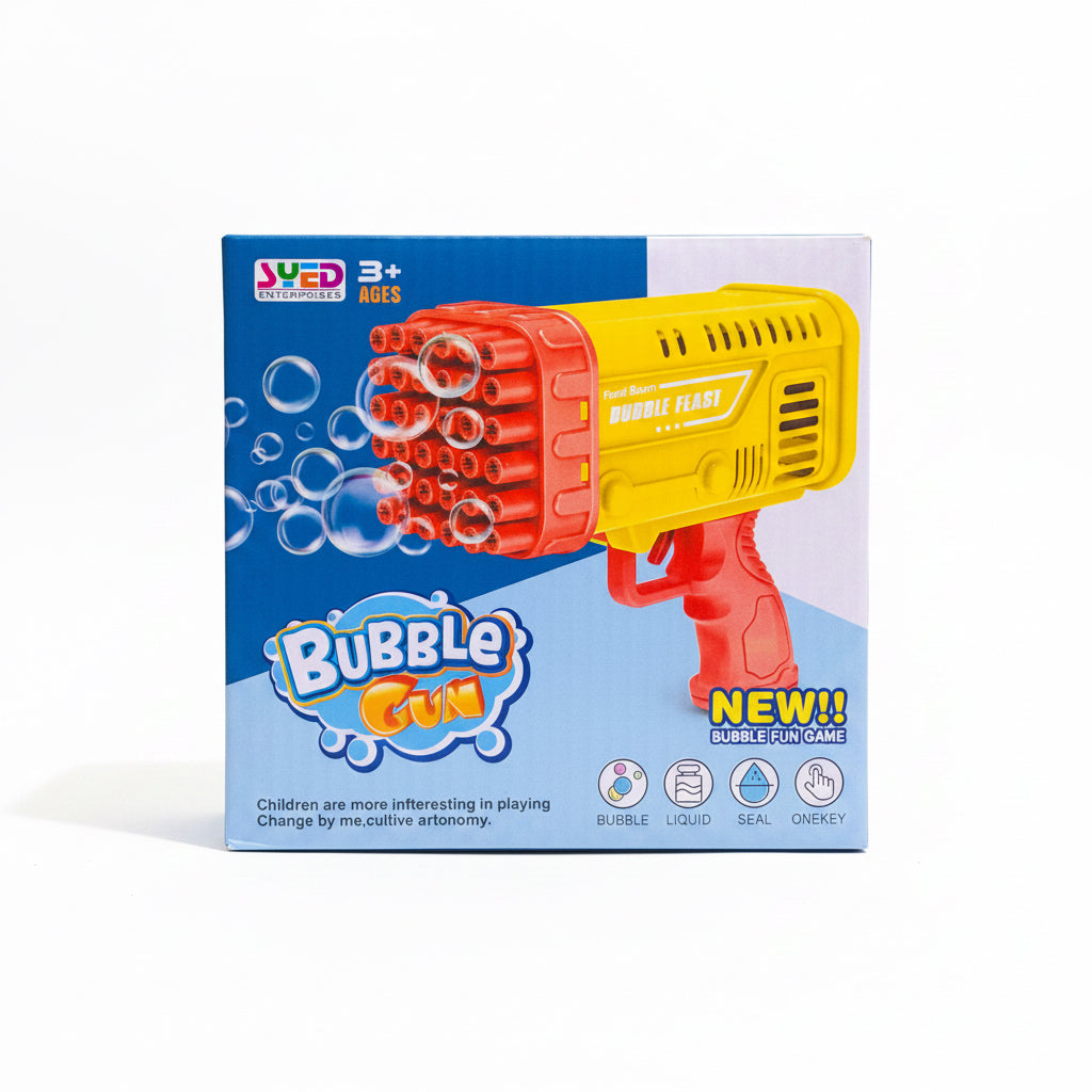 BUBBLE GUN MACHINE 32 HOLES