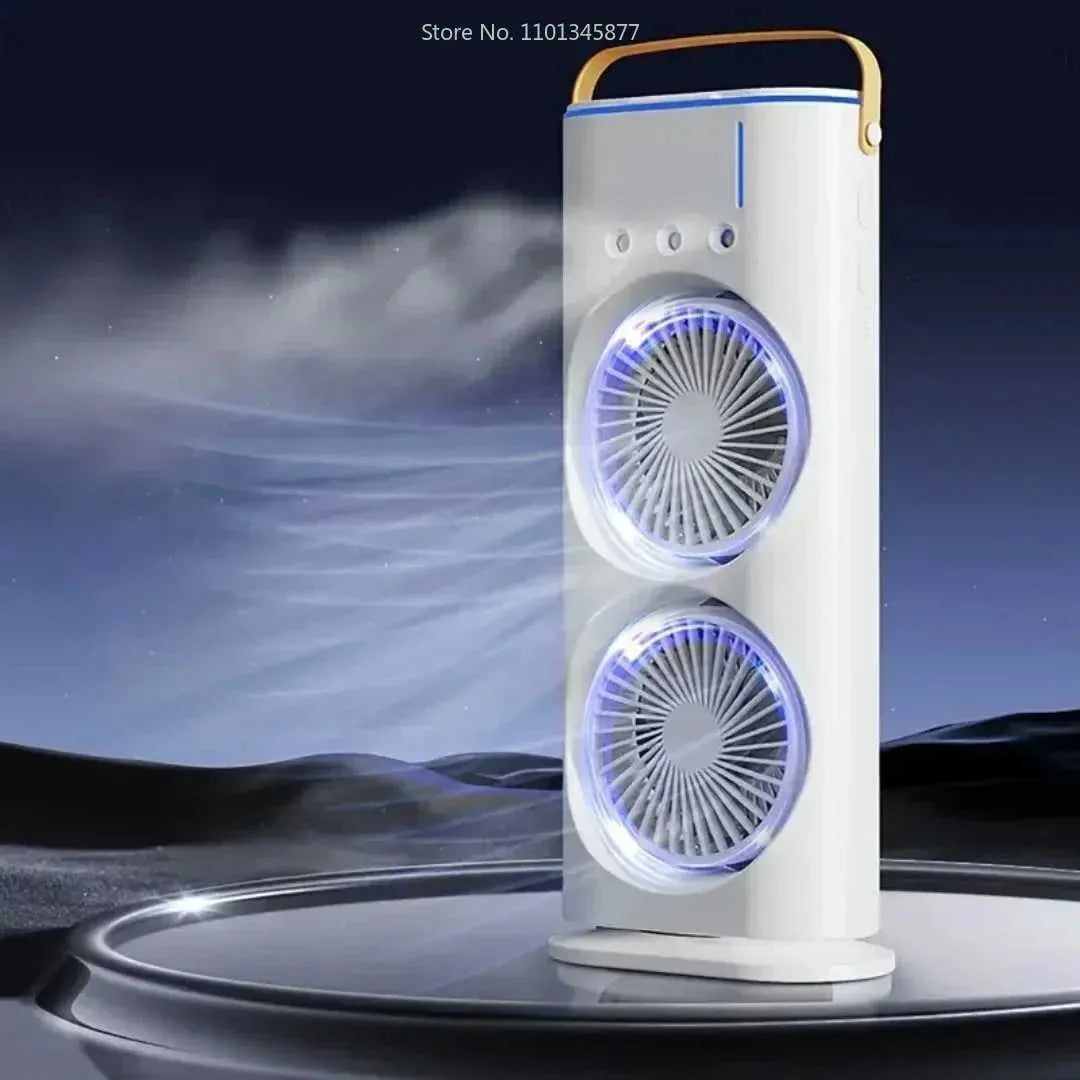 Double Headed Ice Mist Fan