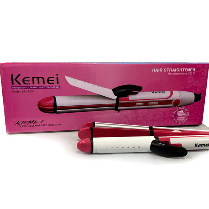 Kemei KM-1290 Multi-Functional Professional Hair Straightener