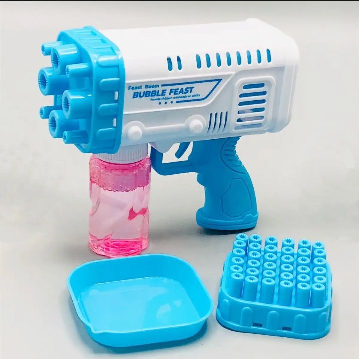 BUBBLE GUN MACHINE 32 HOLES