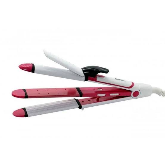 Kemei KM-1290 Multi-Functional Professional Hair Straightener