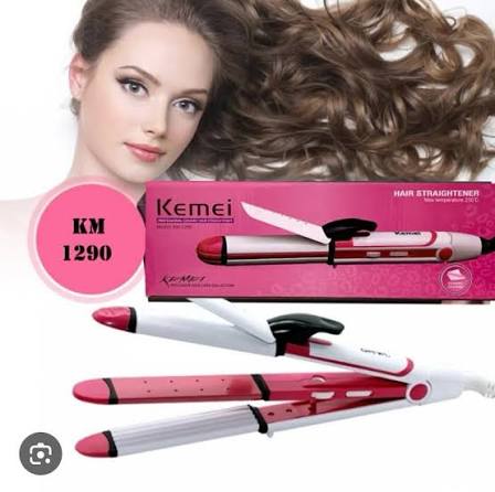 Kemei KM-1290 Multi-Functional Professional Hair Straightener